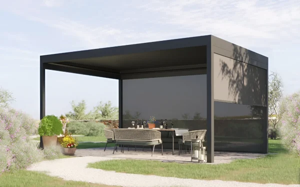 Pergolă bioclimatică 6 x 4 m BRUSTOR B160 XL - Image 2