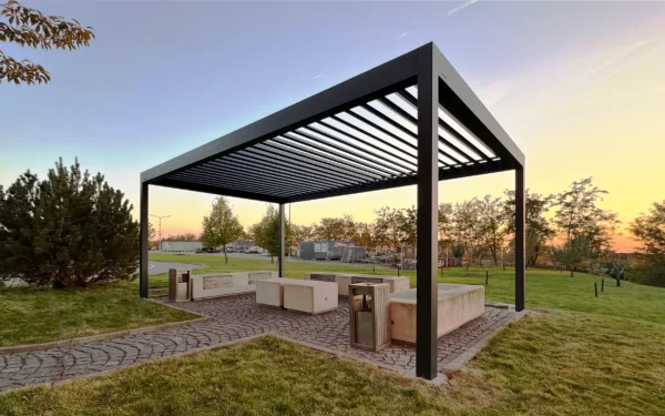 Pergolă bioclimatică 6 x 4 m BRUSTOR B160 XL